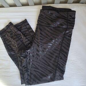 Altard State A Beautiful Soul Revival Zebra Print Athletic Leggings Size 18/ 20